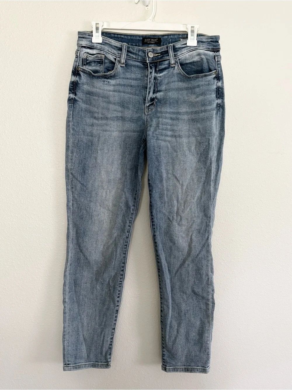 Judy Blue Women’s Boyfriend Fit Denim Blue Jeans High Rise Size 9/29 Stretch